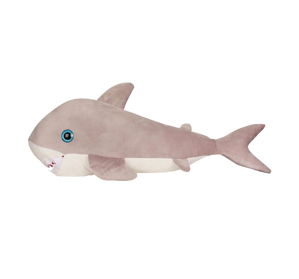 Fuzzbuzz Dolphin Plush - Grey - 100Cm Quirky Soft Toys for Kids age 12M+ - 33 Cm (Grey)