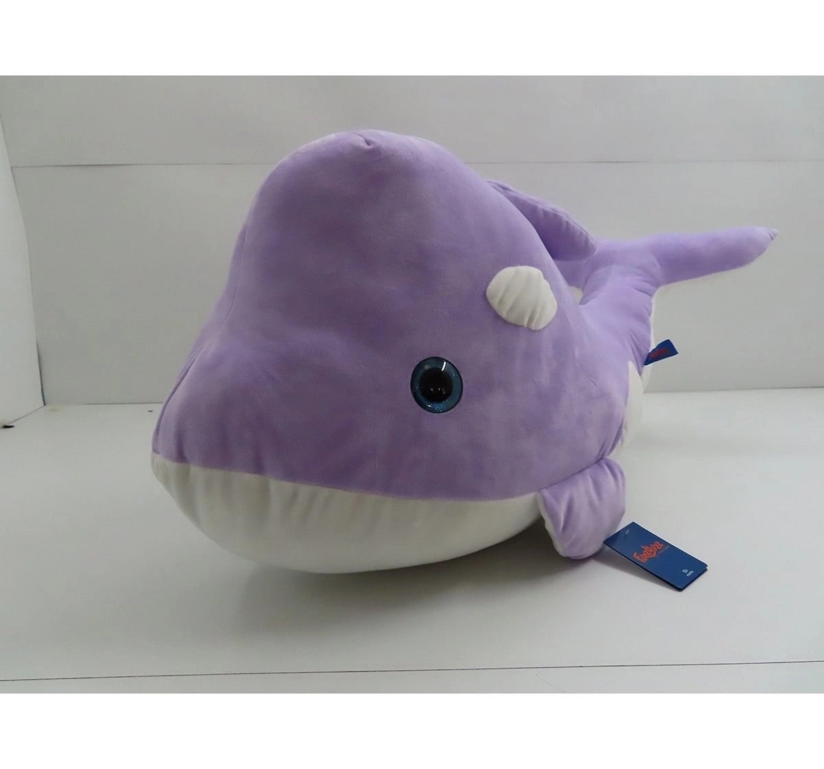 Fuzzbuzz Dolphin Plush - Purple - 100Cm Quirky Soft Toys for Kids age 12M+ - 33 Cm (Purple)