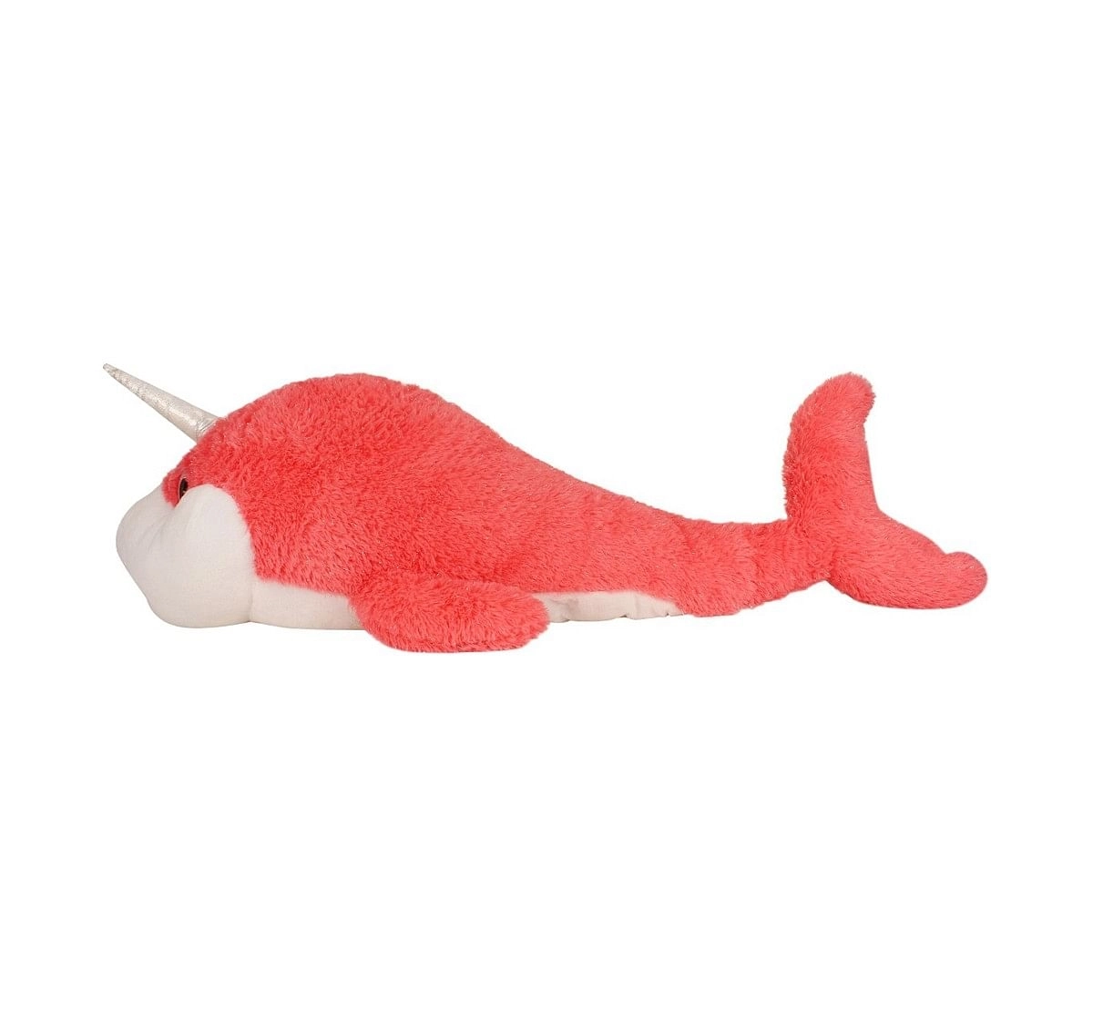 Fuzzbuzz The Narwhal Plush - Pink - 105Cm Quirky Soft Toys for Kids age 12M+ - 40 Cm (Pink)