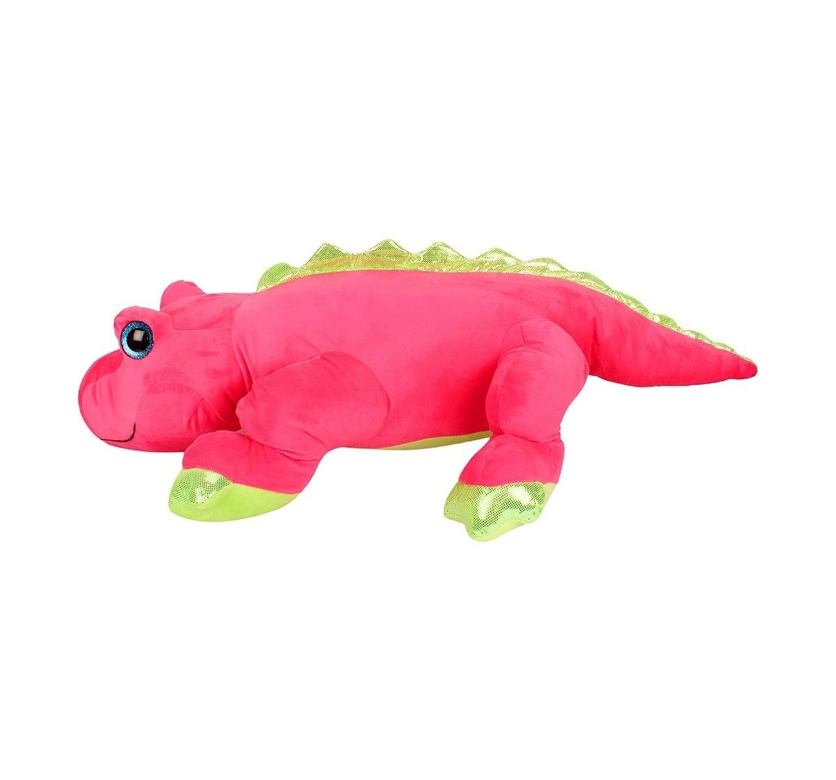 Fuzzbuzz Pink Stuffed Alligator - 76Cm Quirky Soft Toys for Kids age 0M+ - 23 Cm (Pink)