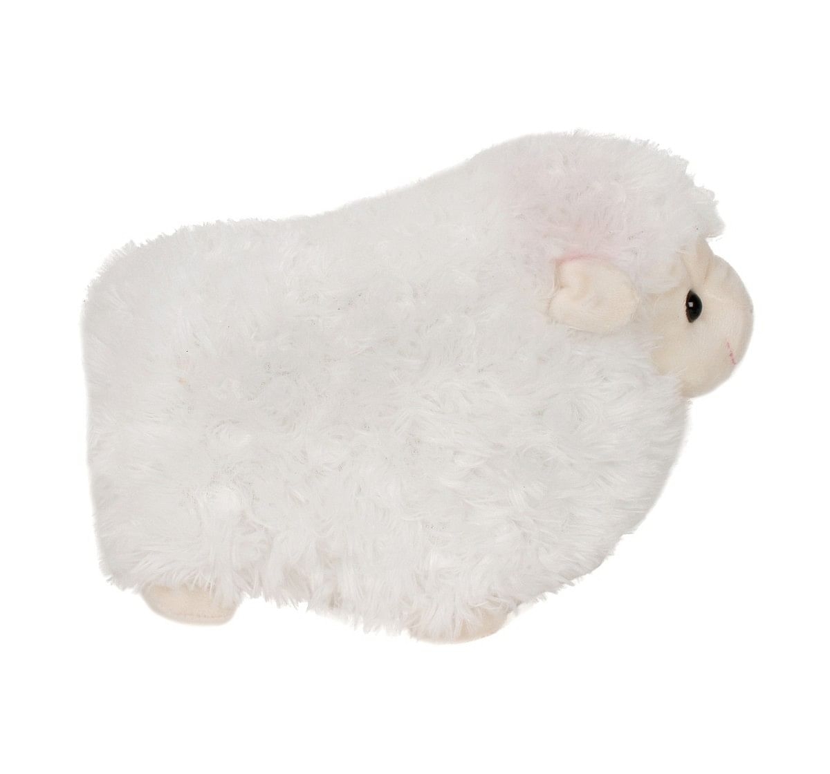 Fuzzbuzz White Lamb Stuffed Animal - 28Cm Quirky Soft Toys for Kids age 0M+ - 20 Cm (White)