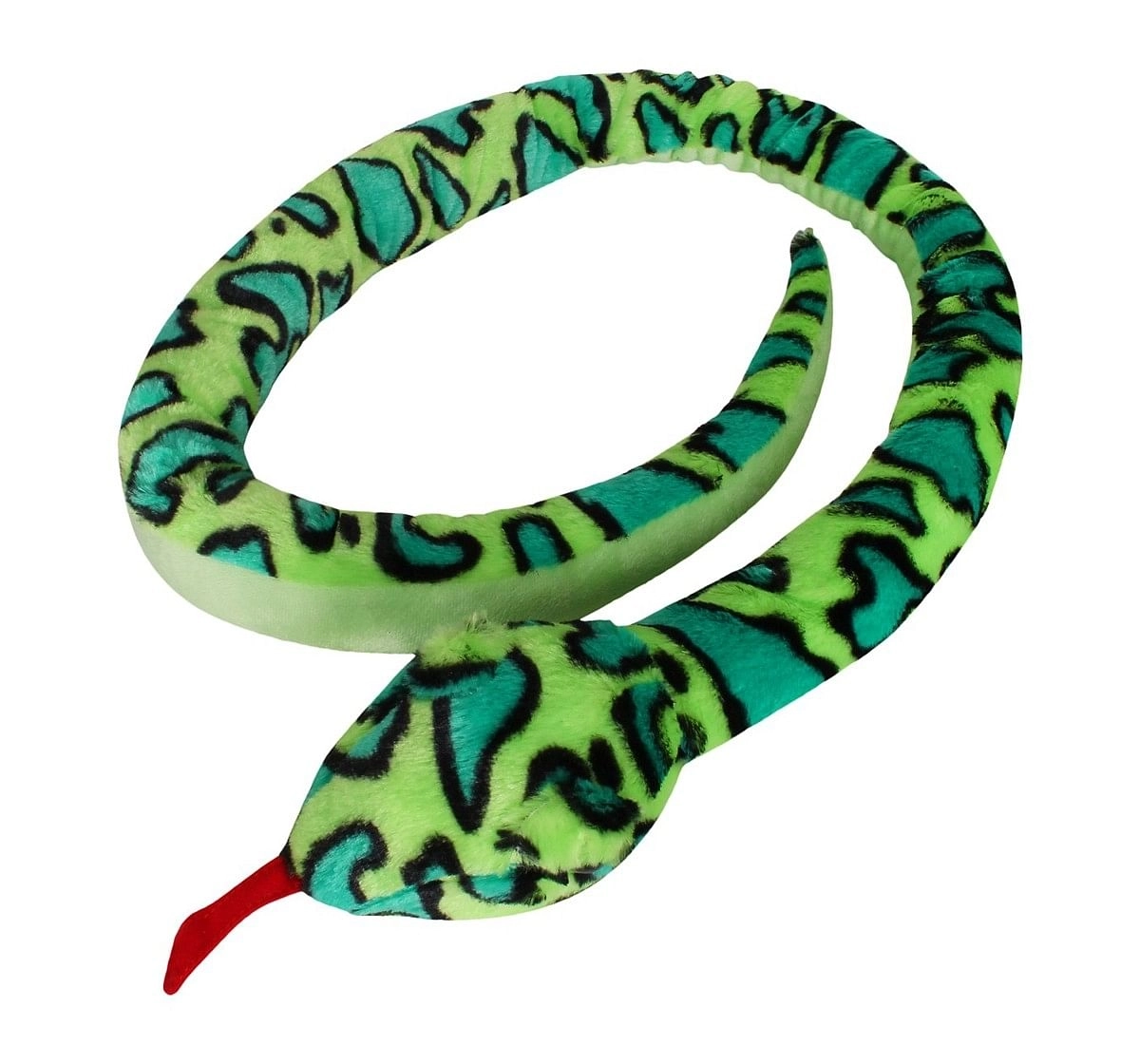 Fuzzbuzz Snake Plush - Green - 165Cm Quirky Soft Toys for Kids age 12M+ - 8 Cm (Green)