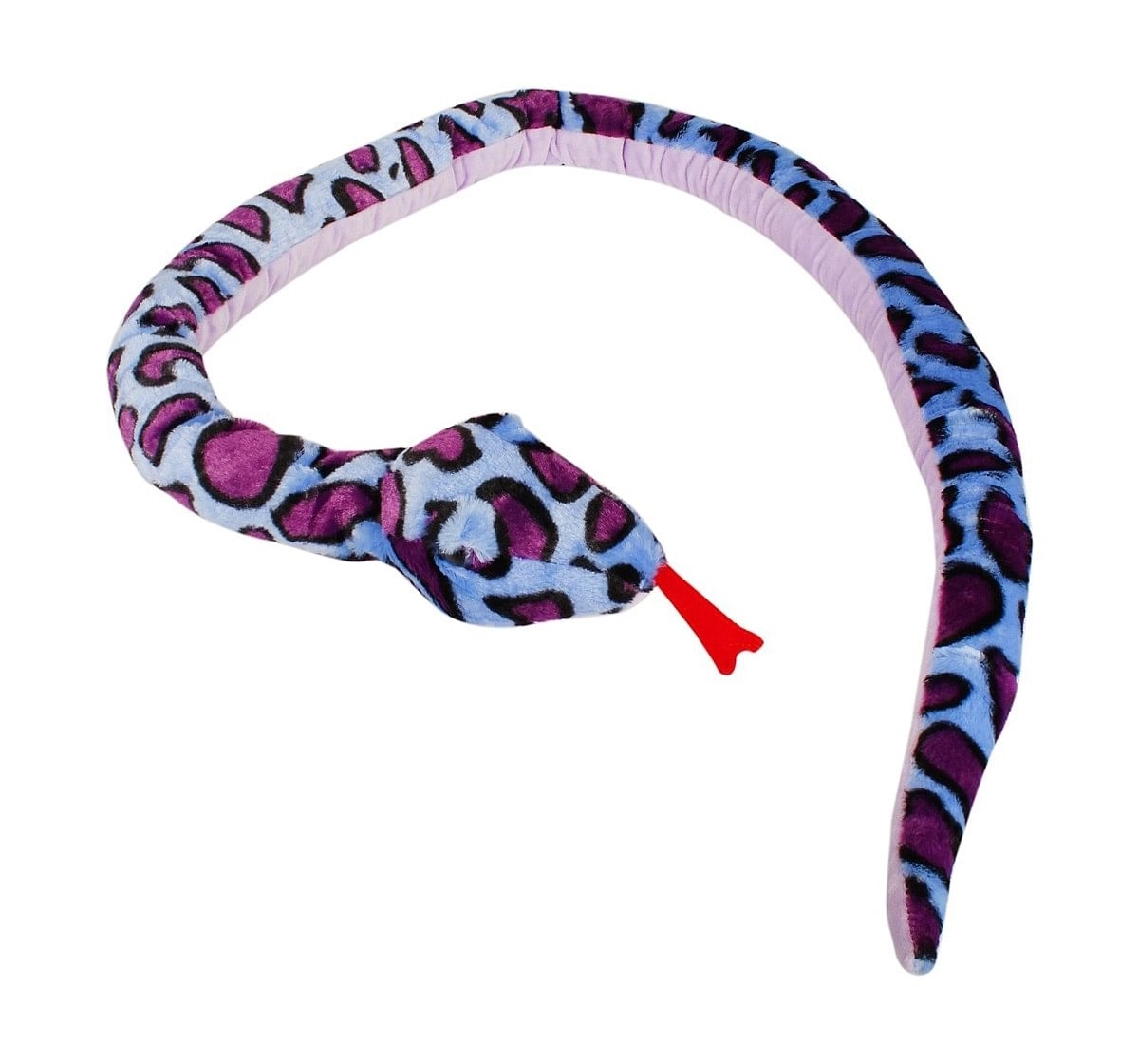 Fuzzbuzz Snake Plush - Purple - 165Cm Quirky Soft Toys for Kids age 12M+ - 8 Cm (Purple)