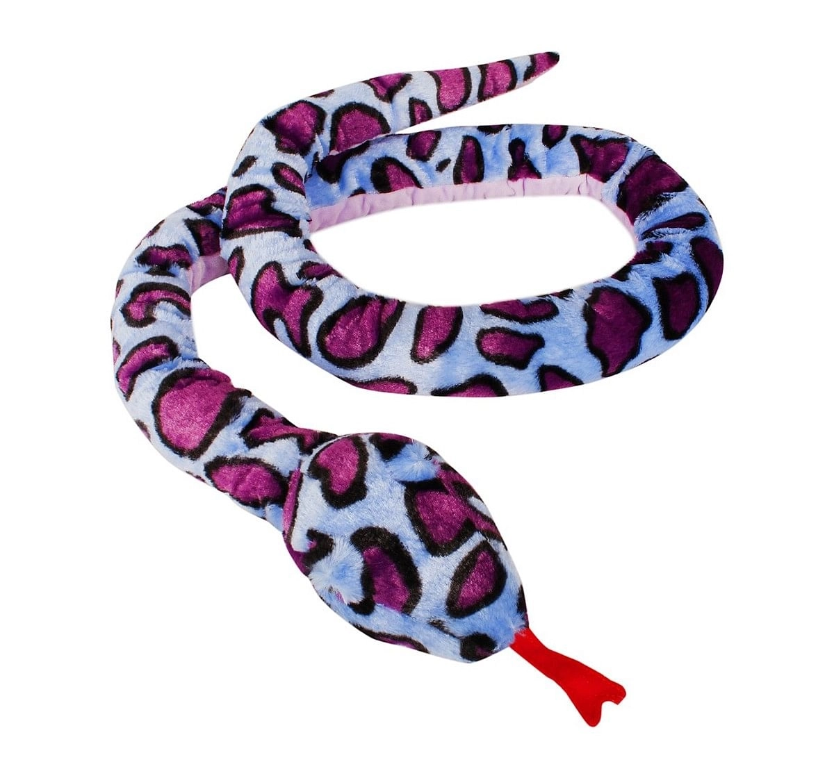 Fuzzbuzz Snake Plush - Purple - 165Cm Quirky Soft Toys for Kids age 12M+ - 8 Cm (Purple)