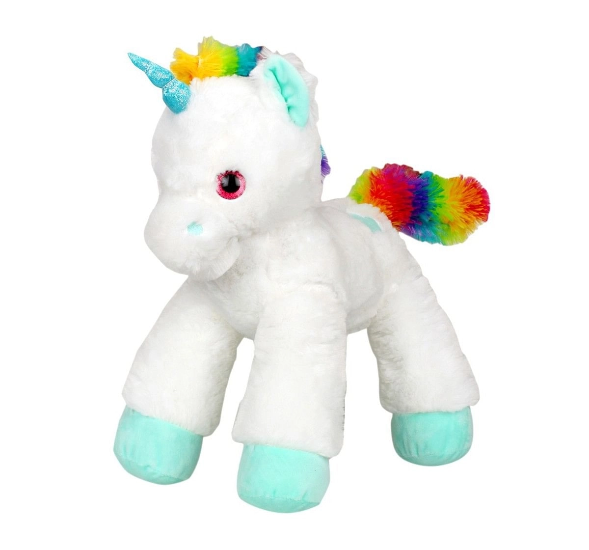 Fuzzbuzz Lying Unicorn Plush - White - 53Cm Quirky Soft Toys for Kids age 0M+ - 28 Cm (White)