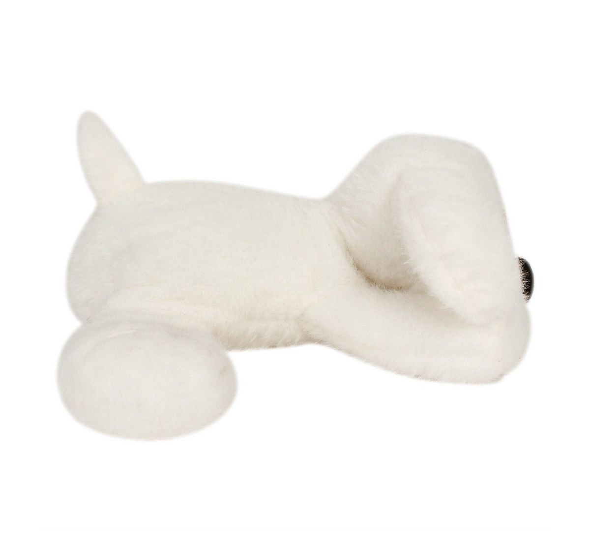Fuzzbuzz Soft Lying Dog - White - 33Cm Quirky Soft Toys for Kids age 0M+ - 15 Cm (White)