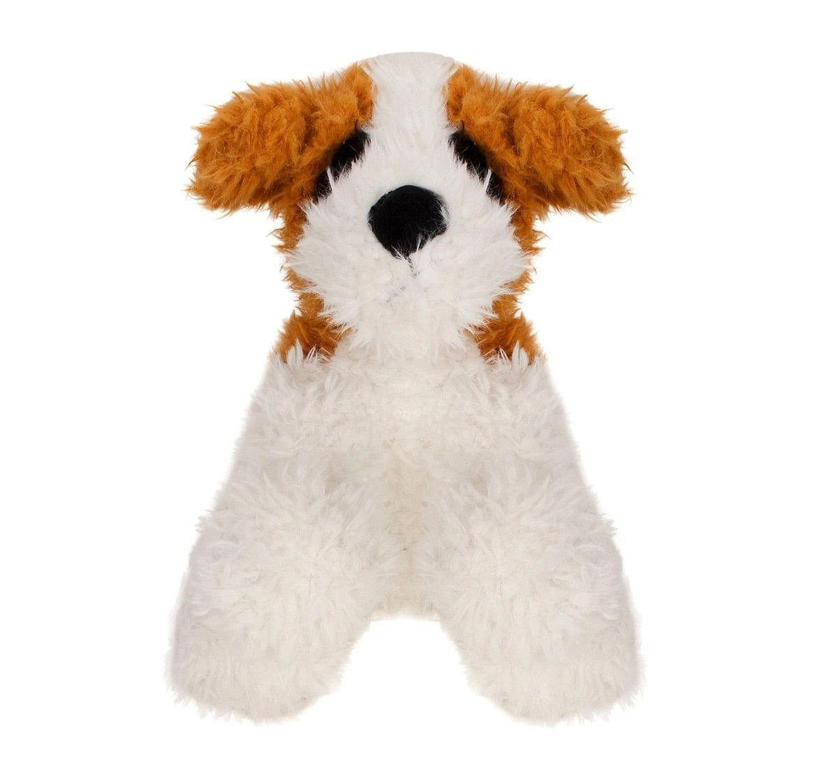 Fuzzbuzz Sitting Dog - White - 25Cm Quirky Soft Toys for Kids age 0M+ - 25 Cm (White)