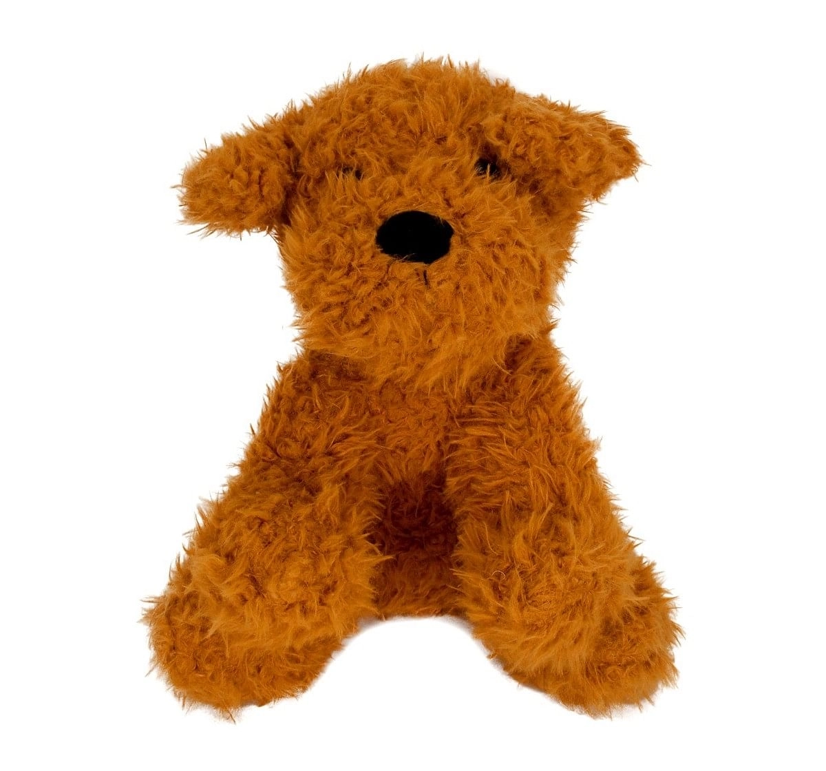 Fuzzbuzz Sitting Dog - Lt. Brown - 25Cm Quirky Soft Toys for Kids age 0M+ - 25 Cm (Light Brown)
