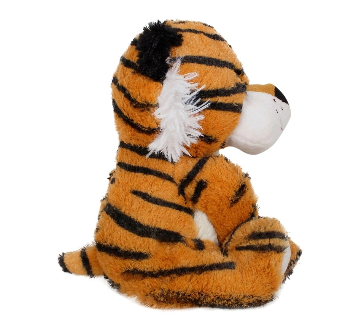 Fuzzbuzz Sitting Tiger - 25Cm Quirky Soft Toys for Kids age 0M+ - 25 Cm (Brown)