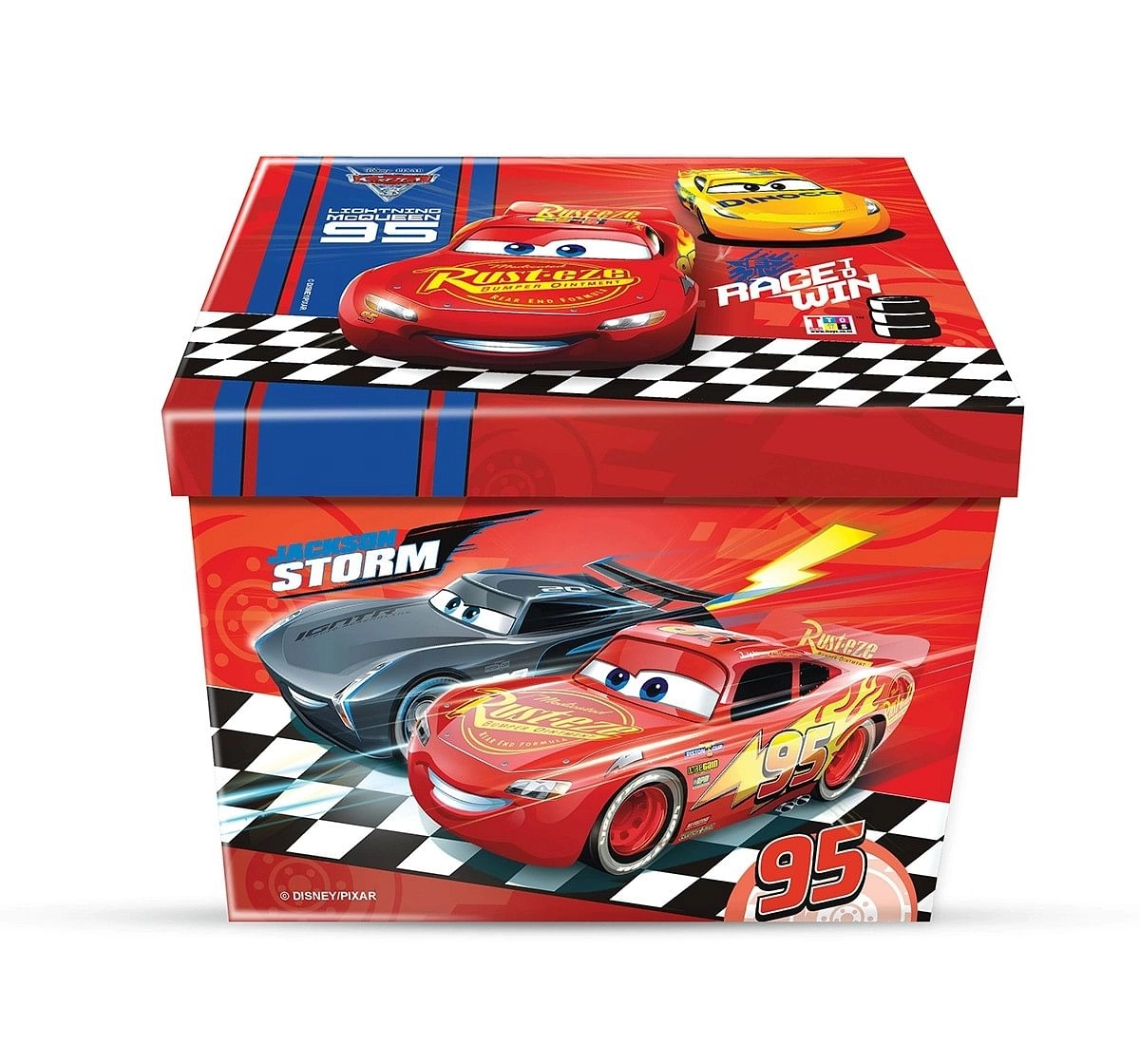 Disney Pixar Cars Toy Storage Box For Kids age 3Y+ 