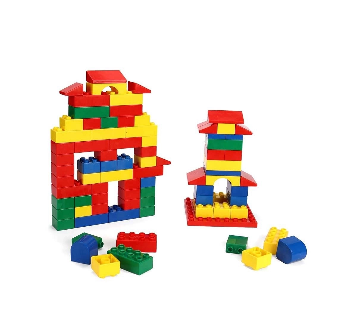 Peacock Kinder 100 Pieces Generic Blocks for Kids age 2Y+ 