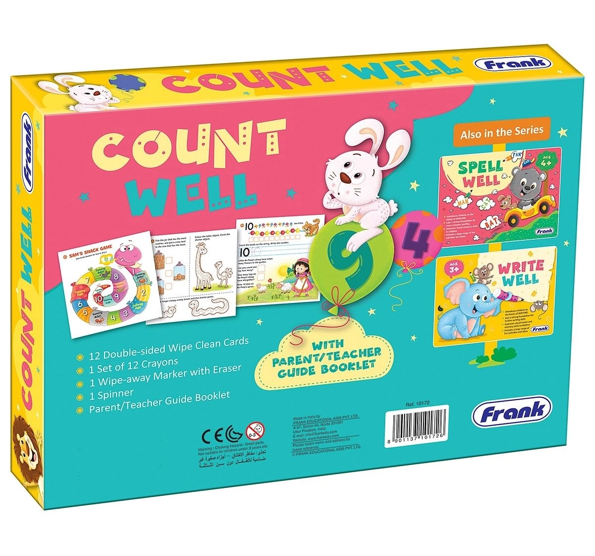 Frank Count Well Puzzles for Kids age 3Y+ 
