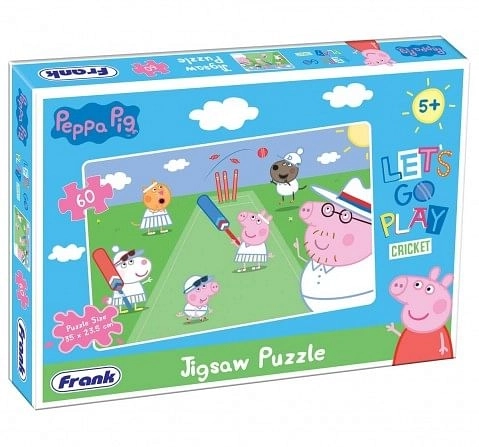 Frank Peppa Pig Play Cricket Puzzles for Kids Age 5Y+