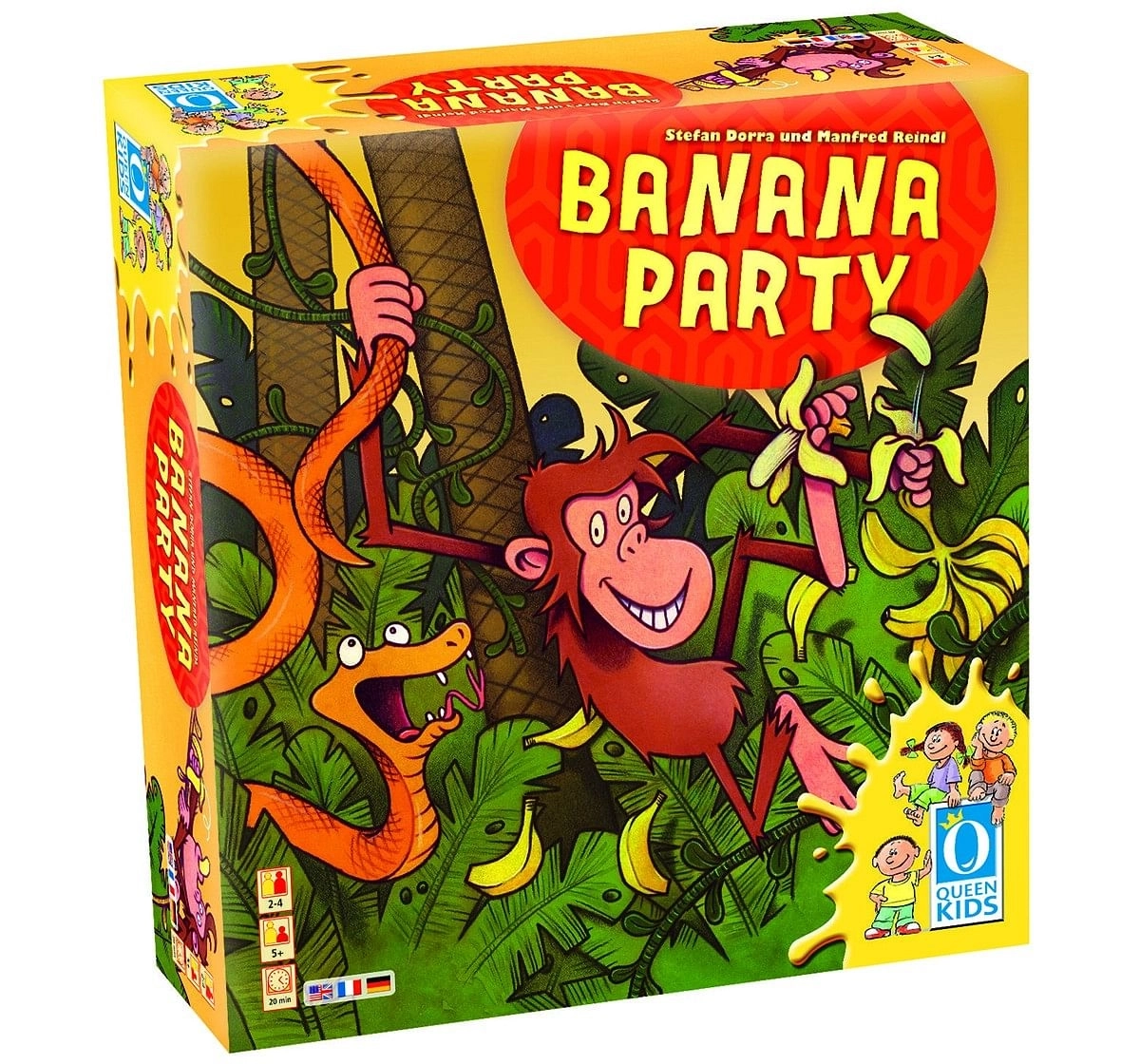 Queen Games Banana Party Board Games for Kids age 5Y+ 