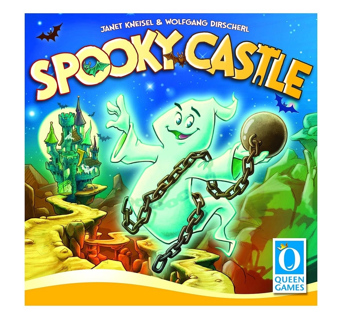 Queen Games Spooky Castle Board Games for Kids age 6Y+ 