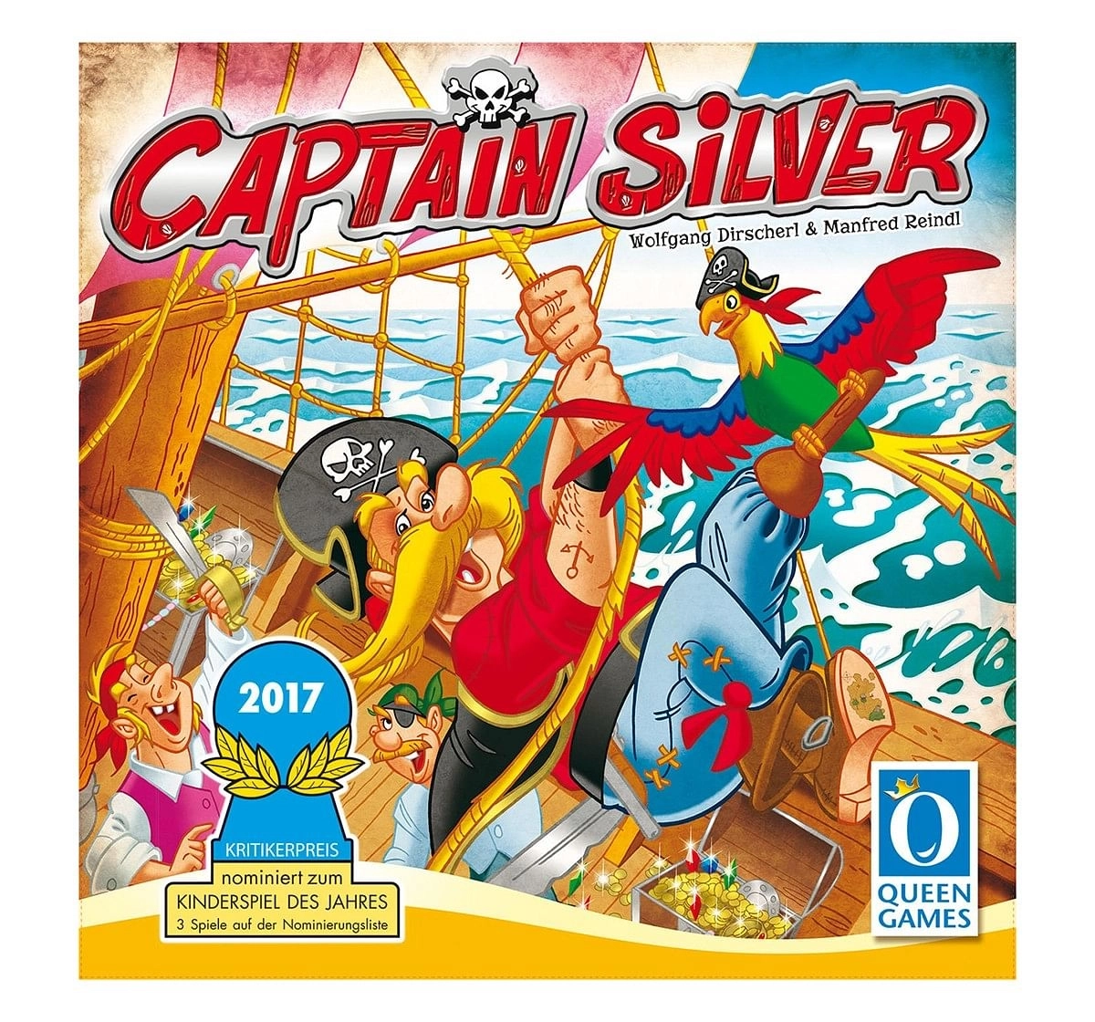 Queen Games Captain Silver Board Games for Kids age 6Y+ 