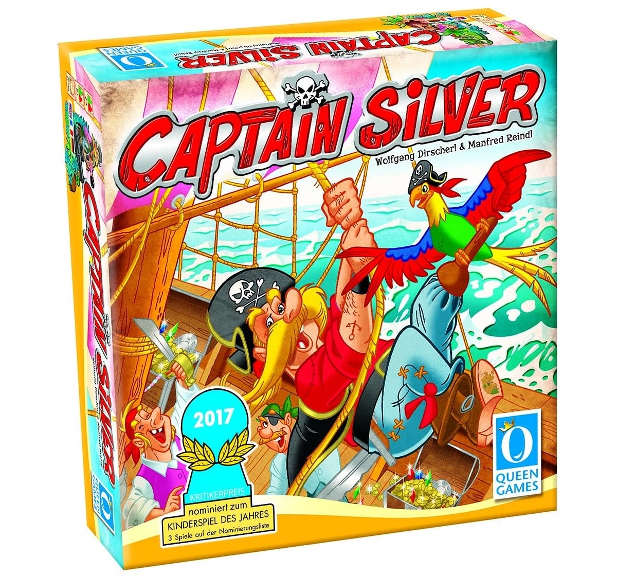 Queen Games Captain Silver Board Games for Kids age 6Y+ 