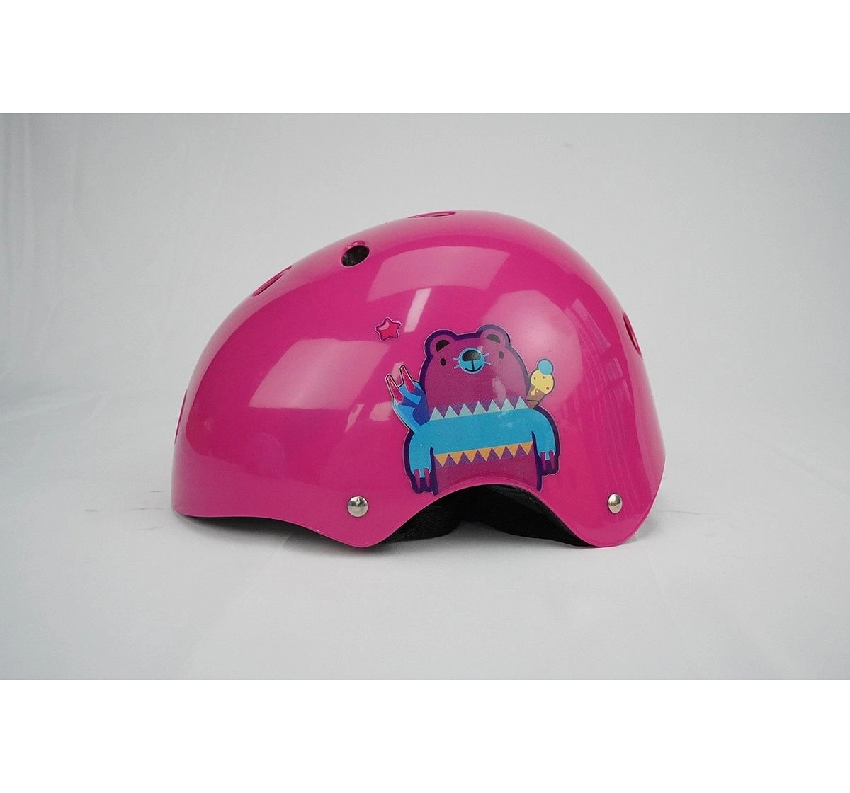 Zoozi Sports Helmet Bear, Sports & Accessories for Kids age 3Y+ (Purple)