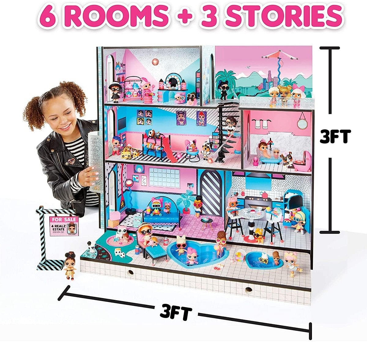 Lol  Surprise House Doll, House & Accessories for age 5Y+ 