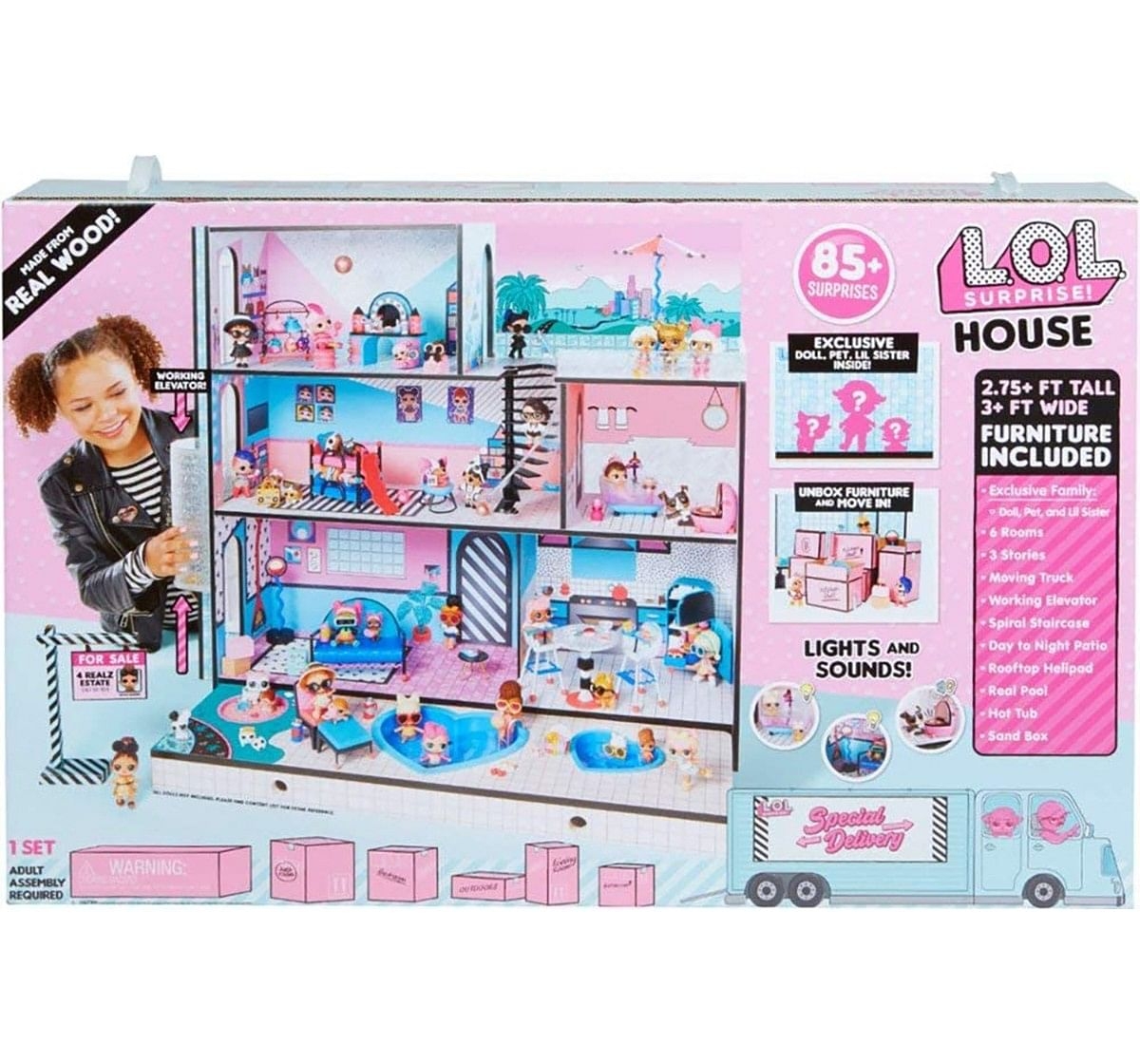 Lol  Surprise House Doll, House & Accessories for age 5Y+ 
