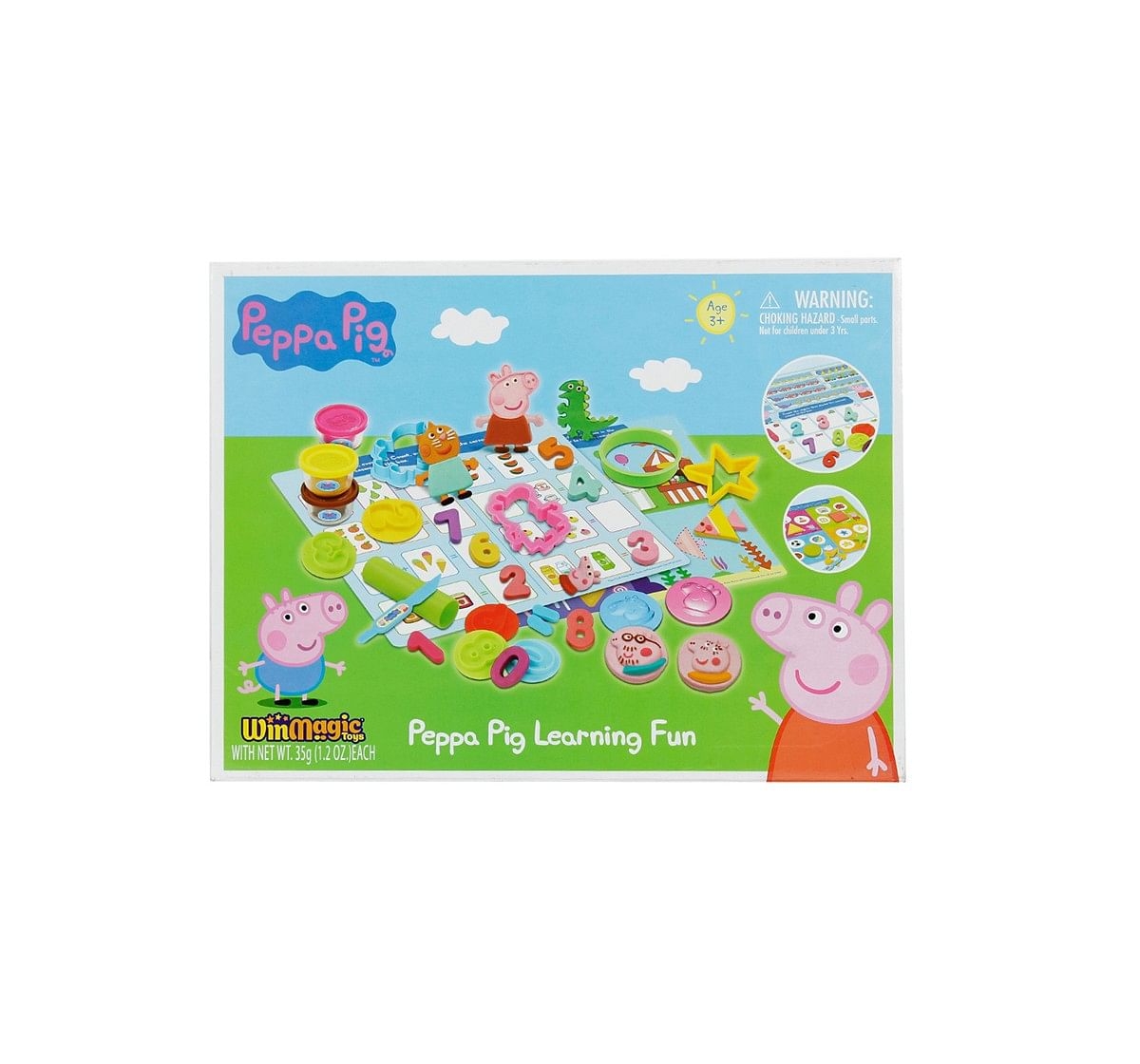 Peppa Pig Learning Fun Clay & Dough for Kids age 5Y+ 