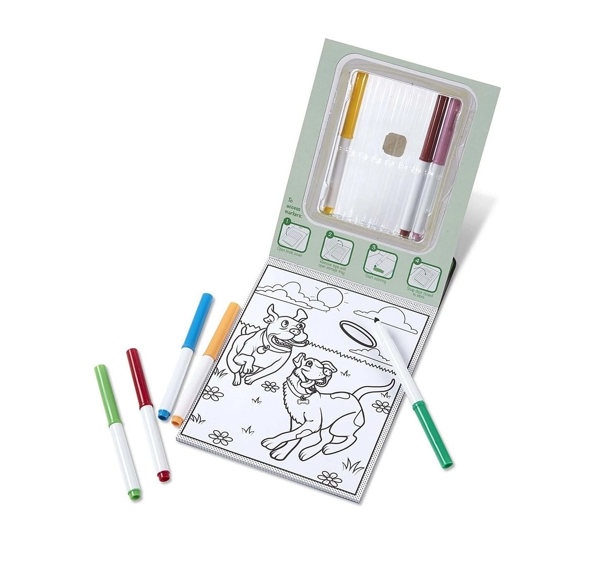Melissa & Doug on the Go Magic Pattern Pad - Pets DIY Art & Craft Kits for Kids age 3Y+ 