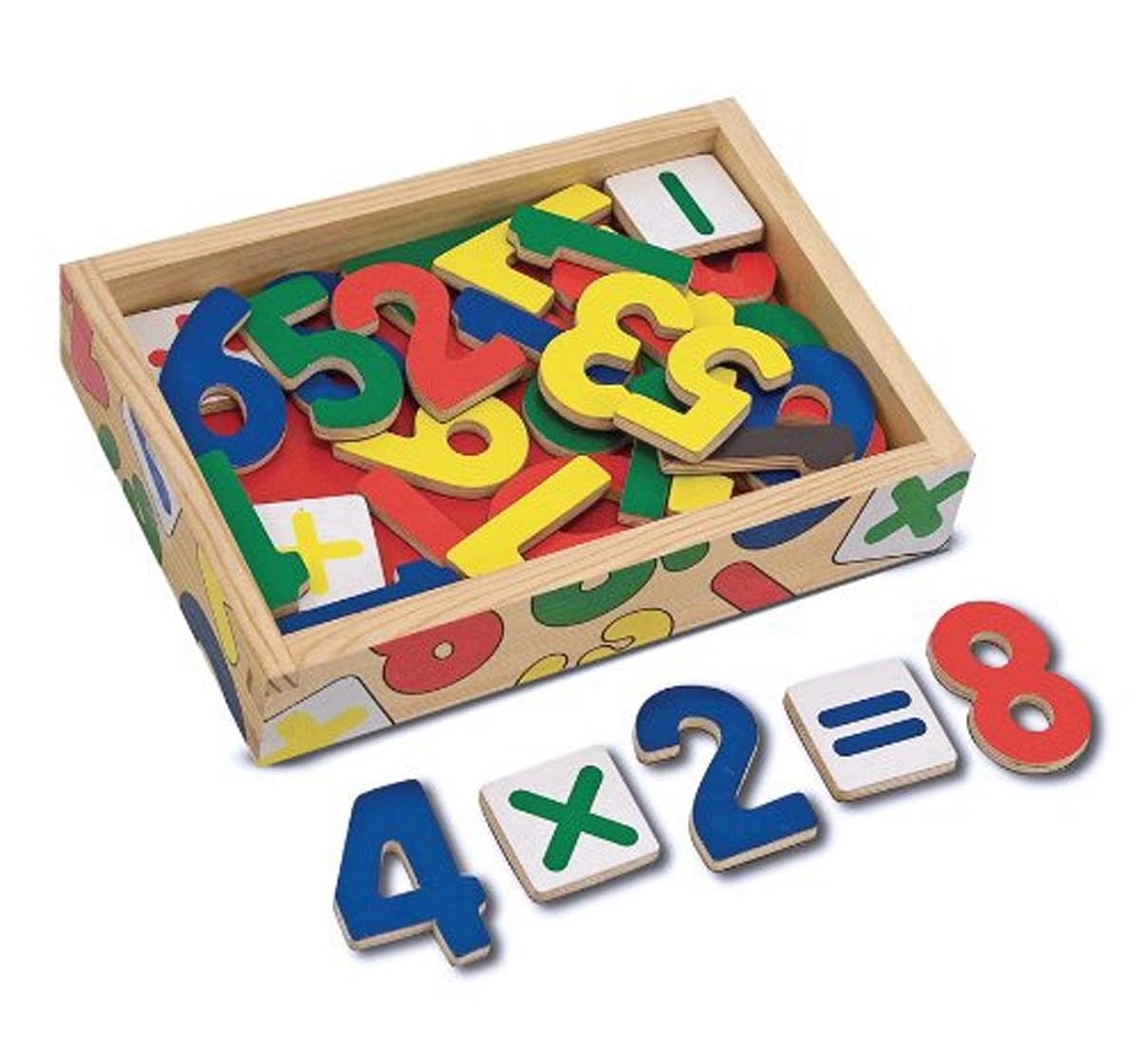 Melissa And Doug Magnetic Wooden Numbers Wooden Toys for Kids Age 3Y+