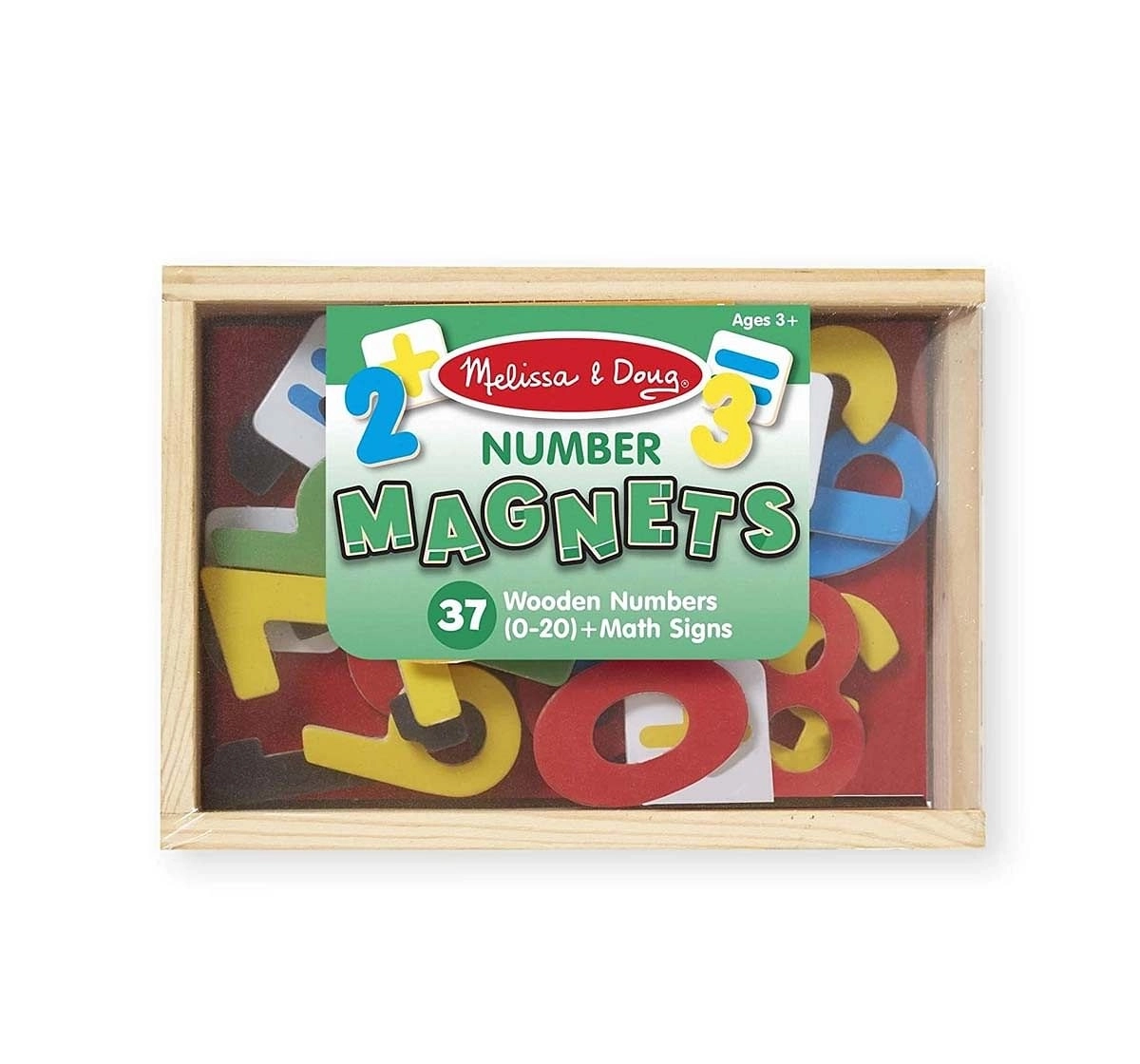 Melissa And Doug Magnetic Wooden Numbers Wooden Toys for Kids Age 3Y+