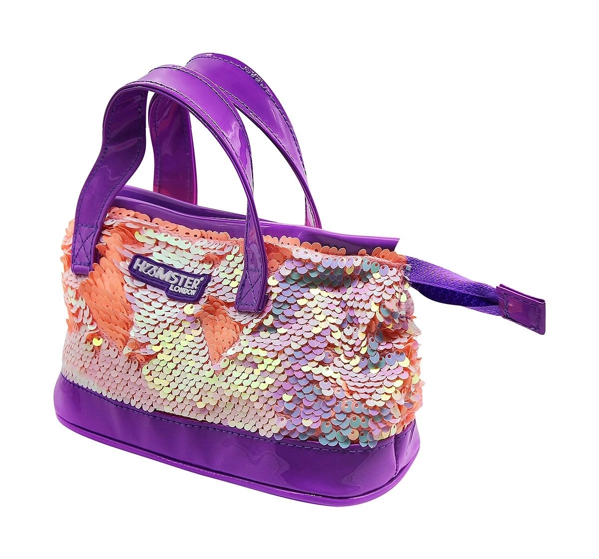 Buy Hamster London Mini Sequin Bag with Handle for Girls Age 3Y+  (Orange-Purple) Online | Hamleys India