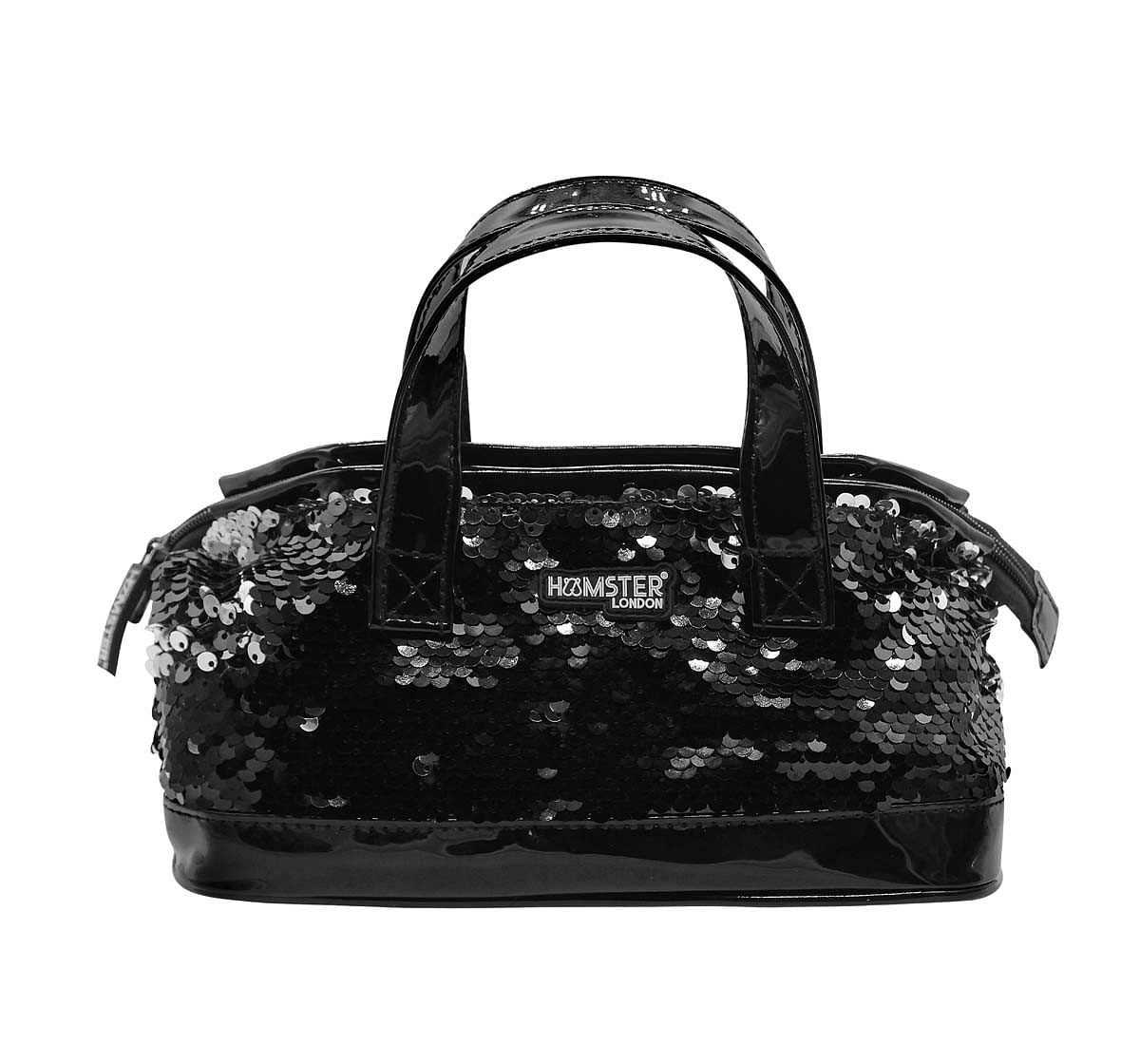Hamster London Sequence Mini Handle Back Black Bags for Kids Age 3Y+ (Black)