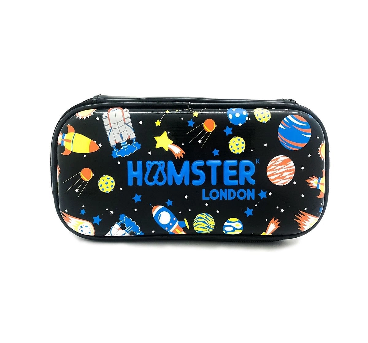 Hamster London Small Space Stationery Hardcase for Kids age 3Y+ (Black)