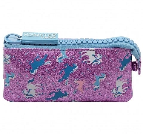 Hamster London Unicorn Big Zipper Pouch for age 3Y+ (Purple)