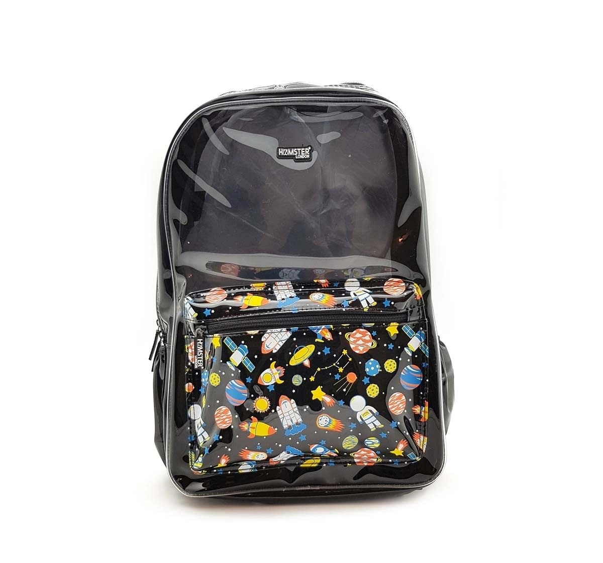 Hamster London Space Backpack Big Bags for Kids Age 3Y+ (Black)