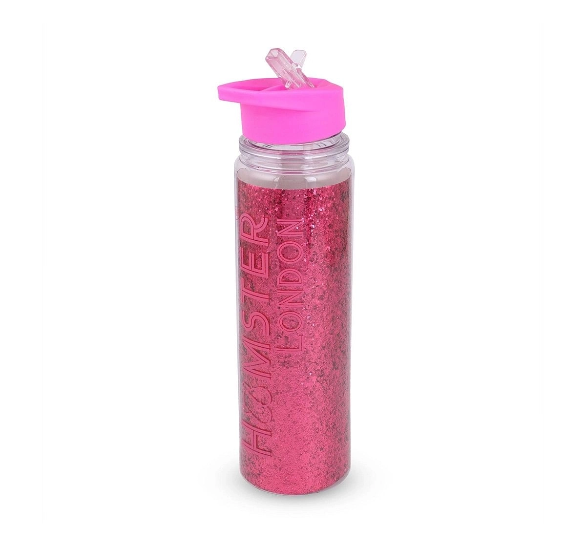 Hamster London Sequence Glitter Water Bottle for age 3Y+ (Pink)