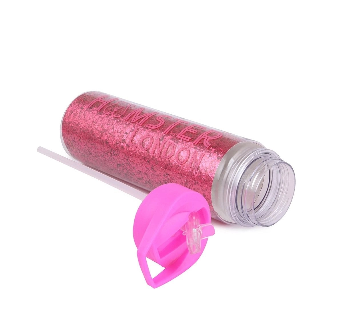 Hamster London Sequence Glitter Water Bottle for age 3Y+ (Pink)