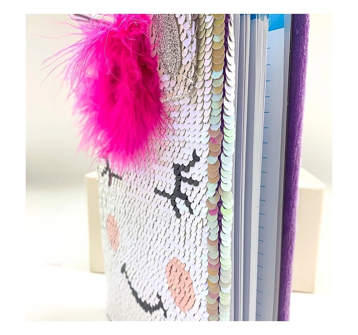 Hamster London Sequin Unicorn Diary for Kids age 3Y+ (Pink)