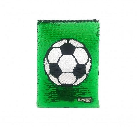 Hamster London Sequin Football Diary for Kids age 3Y+ (Green) 