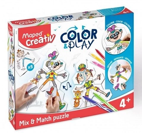 Maped Color Play Mix Puzzle, 7Y+ (Multicolour)