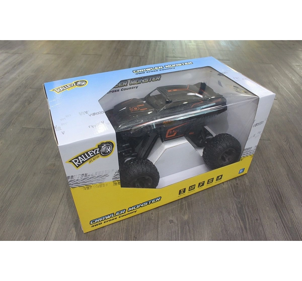 Ralleyz 1:10 2.4G REMOTE CONTROL CRAWLER MONSTER WITH ADJUSTABLE CHASSIS age 8Y+ 