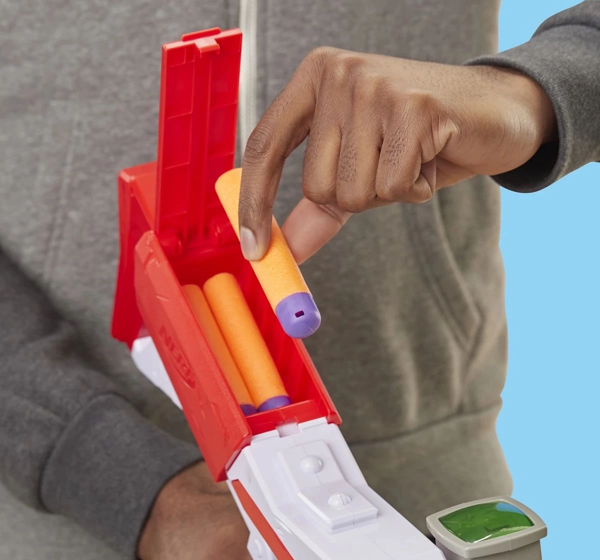 Nerf Fortnight TS Blaster Pump Action Dart Blaster for kids 8Y+, Multicolour