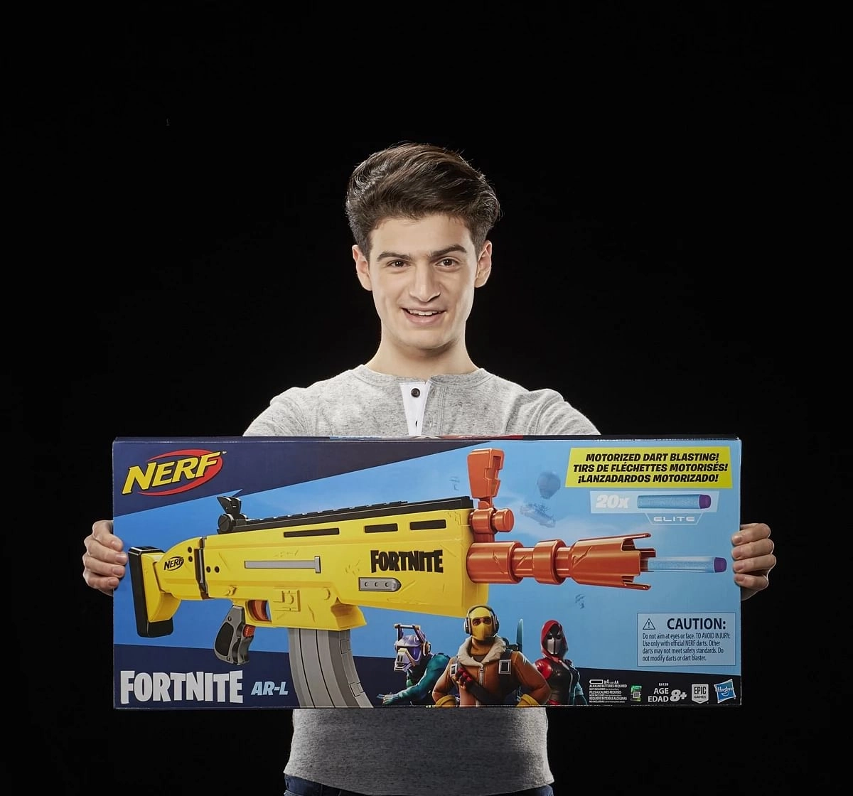 NERF N-strike Elite Hyperfire Blaster With 25 Dart Drum Fires up