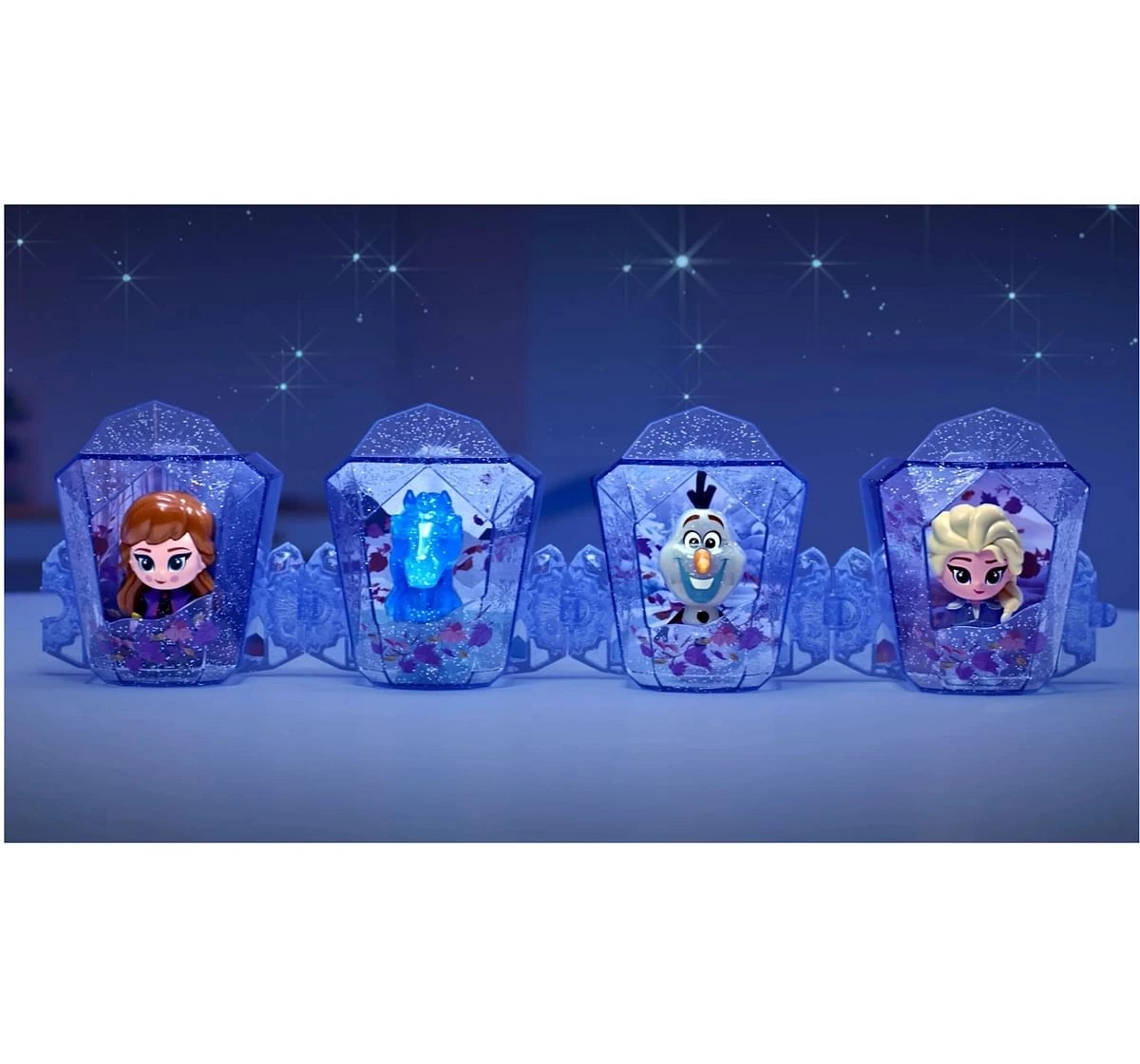 Frozen 2 Whisper & Glow3d Mini Figure Display House (Style may very), Multicolor