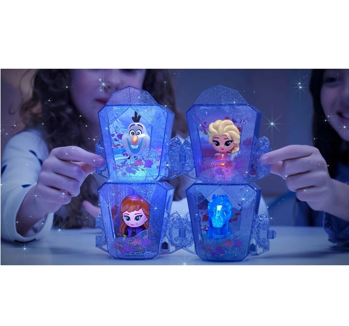 Frozen 2 Whisper & Glow3d Mini Figure Display House (Style may very), Multicolor