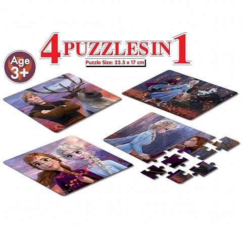 Frank Frozen II - 4  In 1 Puzzles for age 3Y+ 