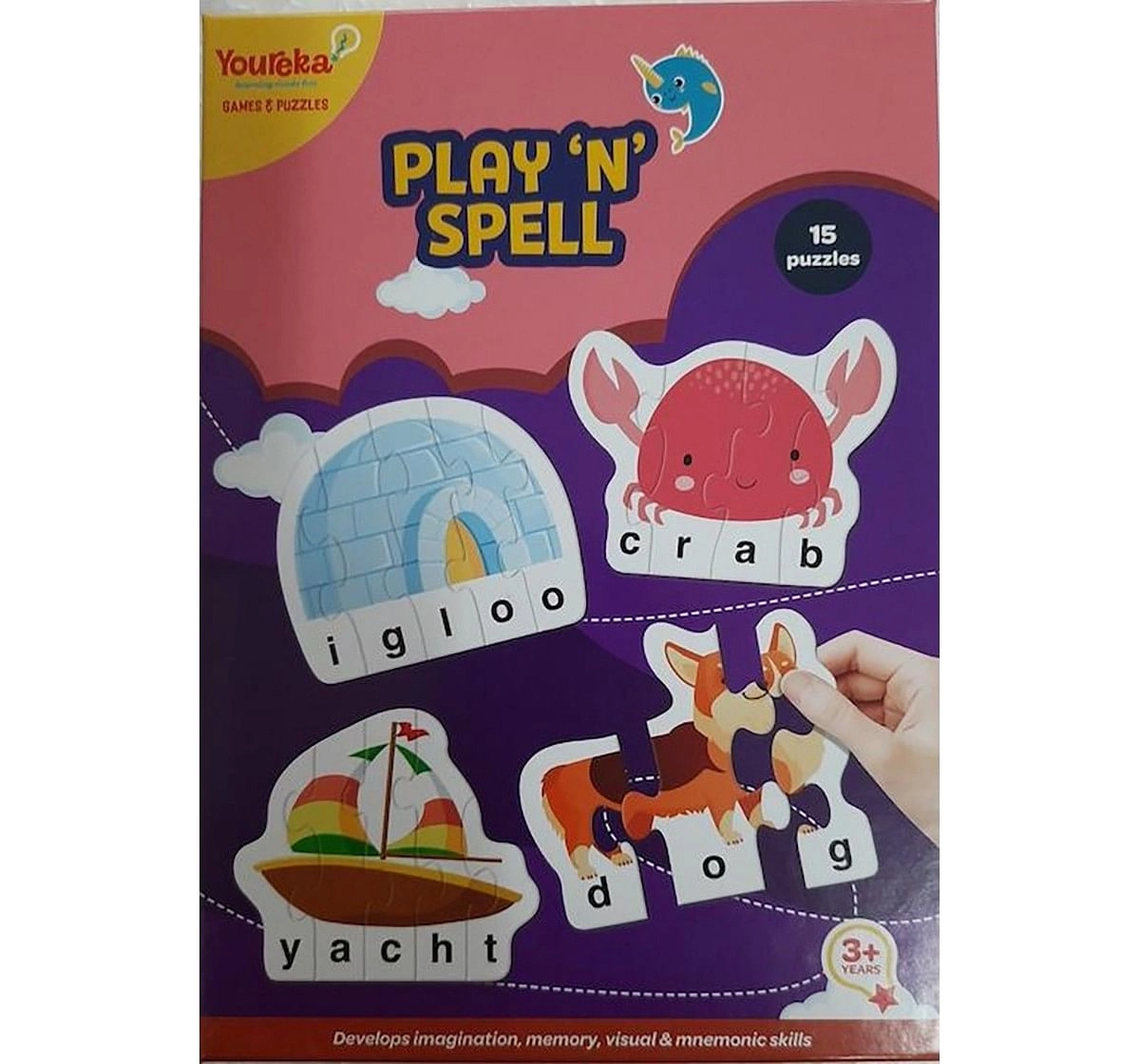 Youreka Play 'n' Spell Puzzle for Kids age 3Y+ 