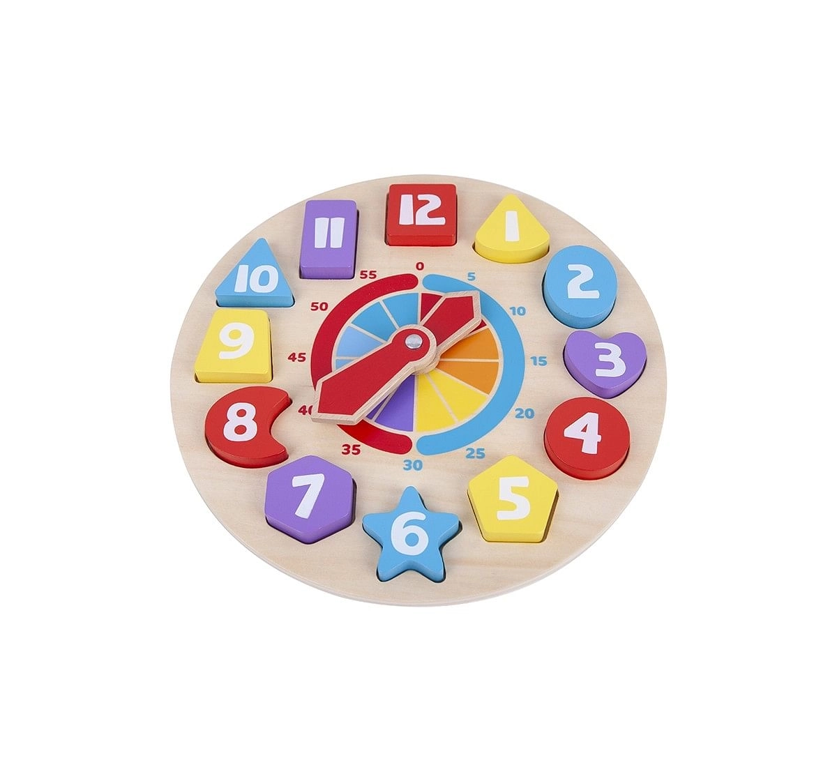 Shooting Star Shape Sorting Clock for Kids age 3Y+ 