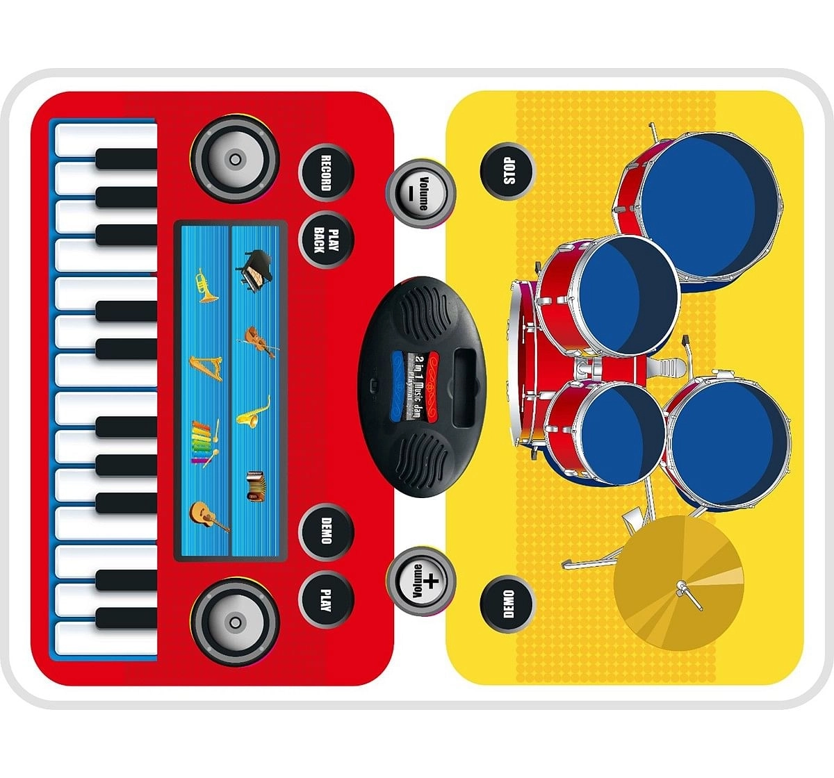 Shooting Star 2 In 1 Magic Jam Playmat Musical Toys for Kids, 3Y+