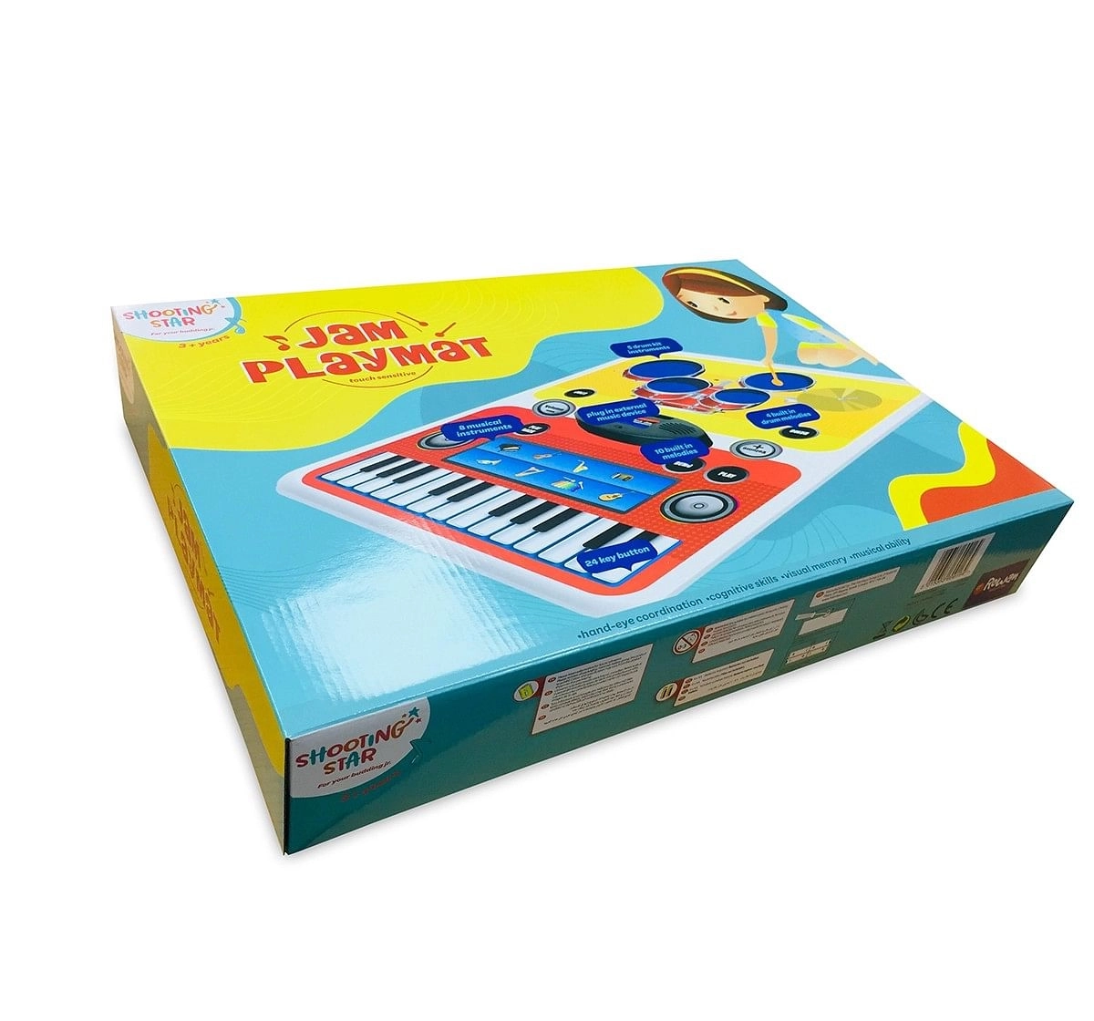 Shooting Star 2 In 1 Magic Jam Playmat Musical Toys for Kids, 3Y+