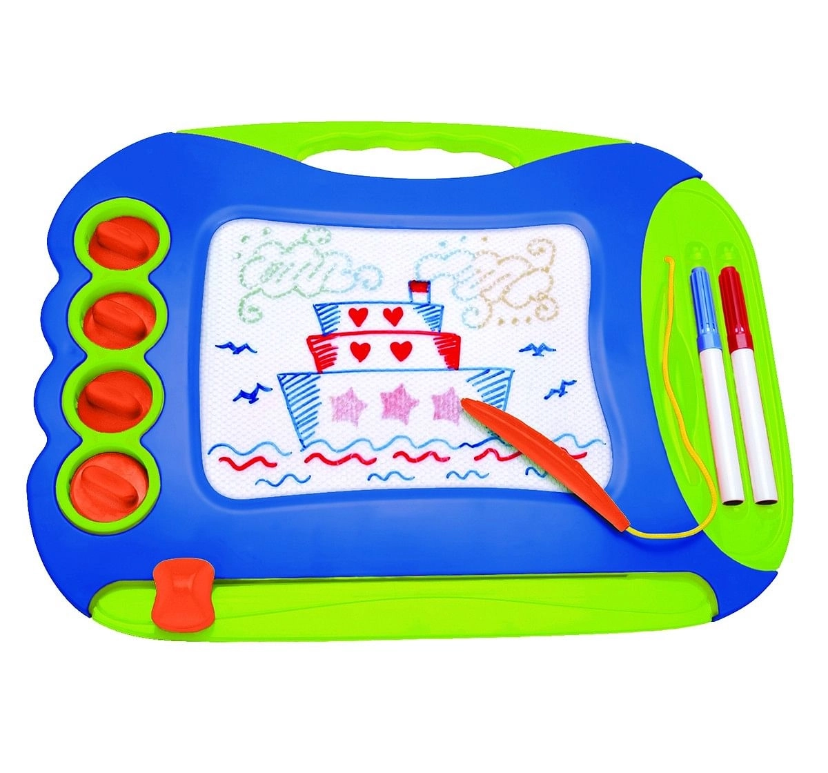 Youreka 2 in 1 Magic Writer - Blue Activity Table & Boards for Kids age 18M + (Pink)