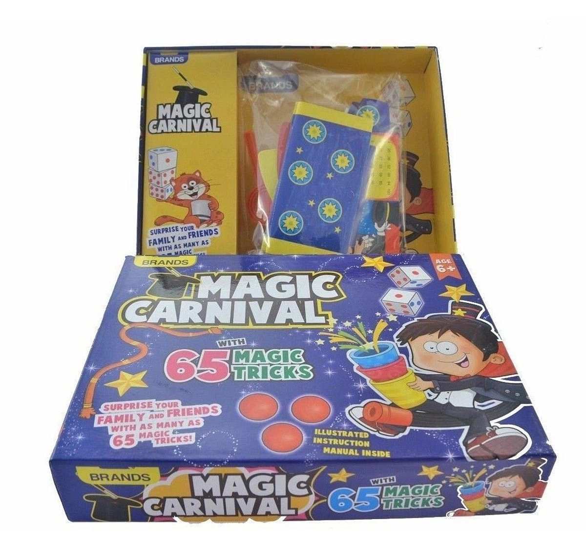 Play Craft Magic Carnival Magic Set - 65 Tricks  Science Kits for Kids age 5Y+ 